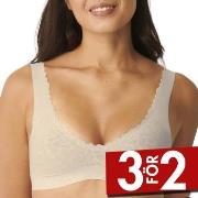 Sloggi BH ZERO Feel Lace 2.0 Bralette Creme Small Dam