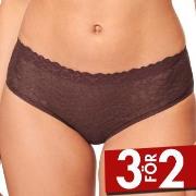 Sloggi Trosor 2P ZERO Feel Lace 2.0 Hipster Brun Small Dam