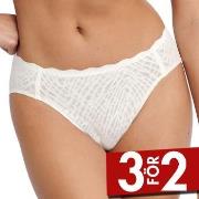 Sloggi Trosor ZERO Feel Bliss High Leg Brief Vit Small Dam