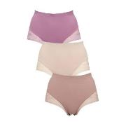 Missya Trosor 3P Seamless Lace Maxi Rosa/Beige Small Dam