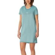 Schiesser Short Sleeve Sleepshirt Ljusgrön bomull 38 Dam