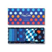 Happy socks Strumpor 4P Navy Gift Box 650 Flerfärgad-2 Strl 41/46