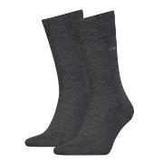 Calvin Klein Strumpor 2P Carter Casual Flat Knit Sock Mörkgrå Strl 39/...