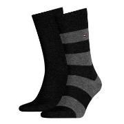 Tommy Hilfiger Strumpor 2P Men Rugby Sock Svart Strl 39/42 Herr