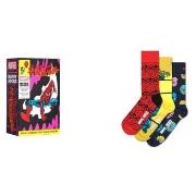Happy socks Strumpor 3P Marvel Spider Man Gift Set Flerfärgad bomull S...