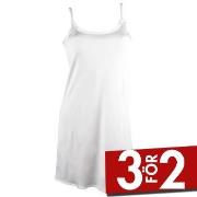 Damella Full Slip 90 cm Vit viskos 38 Dam