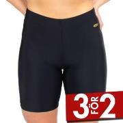 Damella Meg Basic Long Bikini Boxer Svart 38 Dam