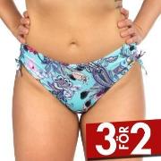 Damella Natalie Paisley Flower Brief Turkos 38 Dam
