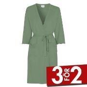 Damella Viscose Plain Wave Robe Ljusgrön Bambu Small Dam