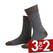 Amanda Christensen Strumpor True Contrast Ankle Sock Grå Strl 39/42