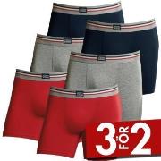 Jockey Kalsonger 6P Cotton Stretch Boxer Trunk Blandad Färg bomull Sma...