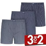 Jockey Kalsonger 3P Woven Soft Poplin Boxer Shorts Marin bomull Small ...