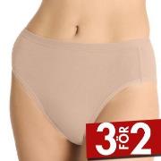 Sloggi Trosor 3P GO Daily Cotton Tai Beige bomull Small Dam