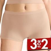 Sloggi Trosor 2P GO Sense Shorts Beige modal Small Dam