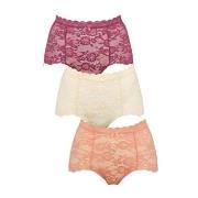 Missya Kalsonger 3P Lace Maxi Rosa/Lila Small Dam