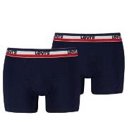 Levis Kalsonger 2P Sportswear Logo Base Boxer Marin bomull Small Herr