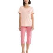 Triumph PK 02 Capri Pyjama Set Rosa bomull 38 Dam