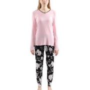 Esprit Amalia Pyjamas Set Flerfärgad viskos 38 Dam