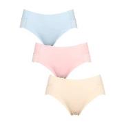 Missya Trosor 3P Seamless Tai W Lace Flerfärgad Small Dam