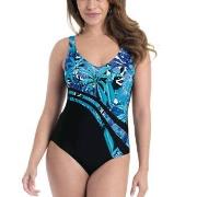 Anita Luella Swimsuit Svart/Blå C 40 Dam