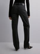 Calvin Klein Jeans - Straight jeans - Denim Black - Low Rise Straight ...