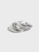 Pieces - Örhängen - Silver Colour St 2 - Pcmulani F Hoop Earrings Box ...
