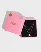 Pieces - Guld - Fpmilie Necklace Pack Plated D2D