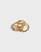 Pilgrim - Guld - PENELOPE Recycled Rings 3-in-1