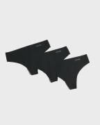 Calvin Klein Underwear - Svart - Thong 3PK