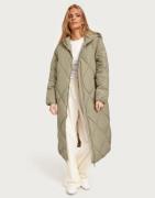 Only - Grön - Onlnewtamara X-Long Quilted Coat Cc