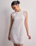 Pieces - Vit - Pcolline Sl Lace Dress Noos