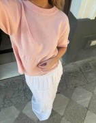 Nelly - Rosa - Peplum Knit Top