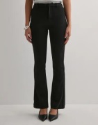 Vero Moda - Svart - Vmamira Mw Flared Pant Ga Noos