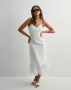 Pieces - Vit - Pcvilde Strap Dress Wvn Noos