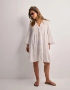 Only - Vit - Onlthyra Peplon Dress Noos Wvn