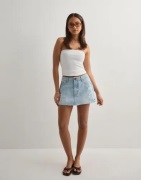 One Teaspoon - Blå - Sloane Denim Mini Skirt