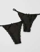 Nelly - Svart - Loveable 2-Pack Thong