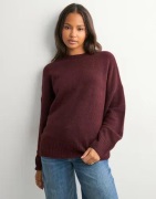 Vero Moda - Röd - Vmboom Ls O-Neck Pullover Ga Noos