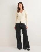 Vero Moda - Beige - Vmsaba Ls V-Neck Cardigan