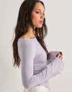Nelly - Lila - Ultra Soft Boat Neck Top