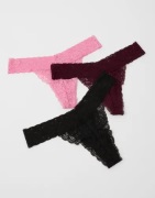 Nelly - Rosa - What I Like Thong 3-pack