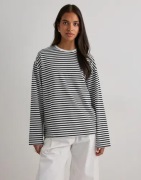 Pieces - Rutigt/Randigt - Pcsadie Ls Top Noos