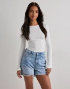 Pieces - Blå - Pcsummer Hw Dest Lb Shorts Noos