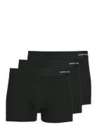 Jacbasic Bamboo Trunks 3 Pack Noos Boxerkalsonger Black Jack & J S