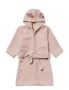 Bathrobe W/ Ears, 3-4 Years Morgonrock Badrock Pink Cam Cam Copenhagen