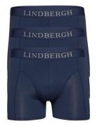 Basic Bamboo Boxers 3 Pack Boxerkalsonger Blue Lindbergh