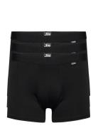 Jbs 3-Pack Tights Microfiber Boxerkalsonger Black JBS