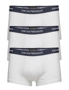 Mens Knit 3Pack Boxe Boxerkalsonger White Emporio Armani