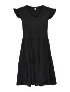 Onlmay Cap Sleev Fril Dress Jrs Noos Kort Klänning Black ONLY