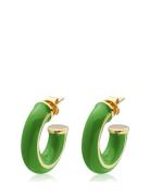 Enamel Chunky Hoops Accessories Jewellery Earrings Hoops Gold SOPHIE B...